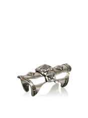 Low Luv Silver Armour Knuckle Ring