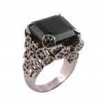 Eliane DS bague Flocons Noir