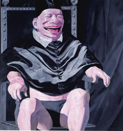 The Pope de Yue Minjun