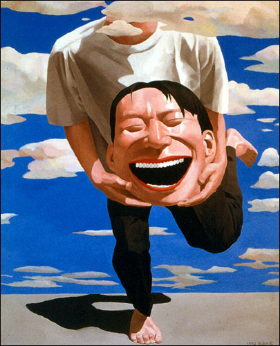 yue_minjun_art_holding_head