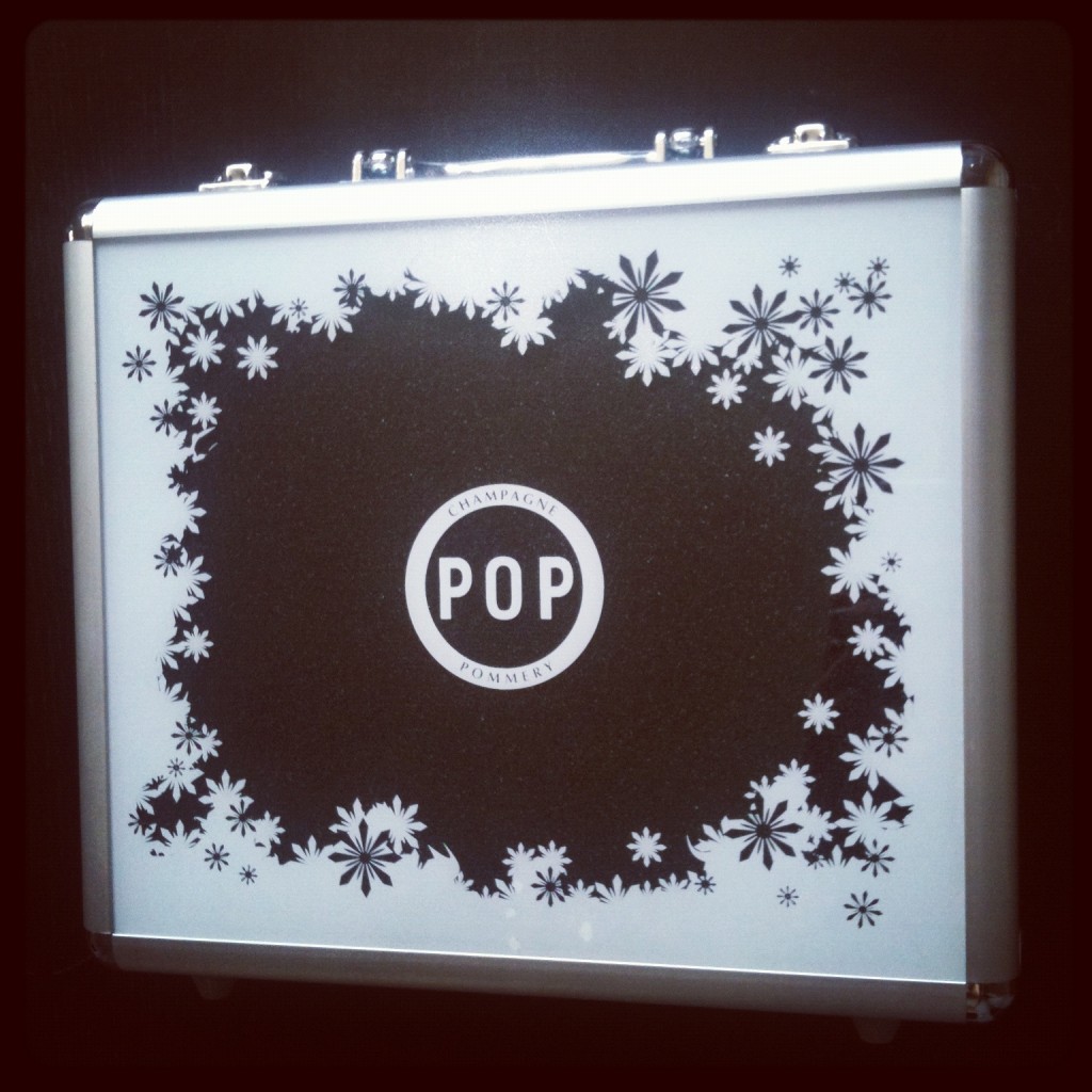 Mallette POP de Pommery 2012 façon poker