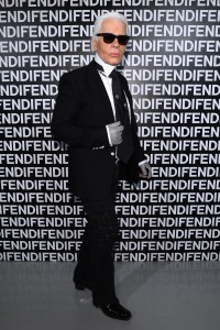 Karl Lagerfeld @ FENDI FW 13-14 Fashion Show.