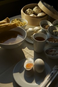 Café de la Paix: petit déjeuner chinois.