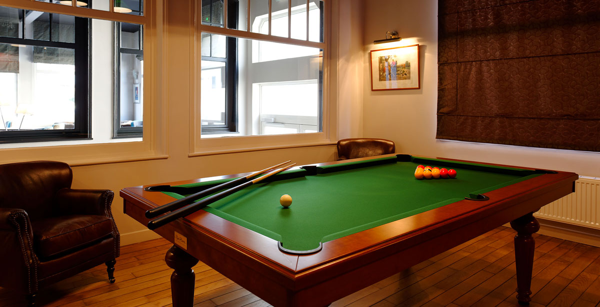 Le billard du salon Churchill