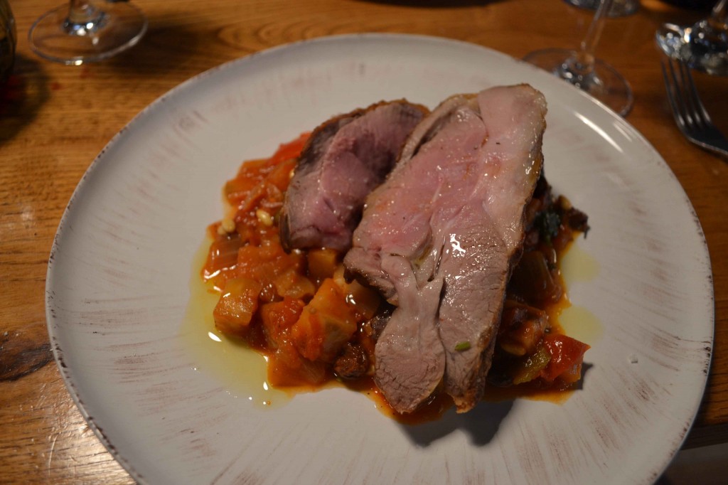 Le gigot d'agneau et sa caponeta