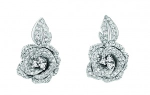 Boucles d'oreilles Rose Dior Bagatelle