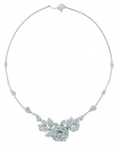 Collier Rose Dior Bagatelle Grand modèle - Diamants