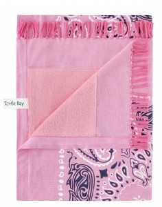 Paisley Bandana - Flamingo Pink