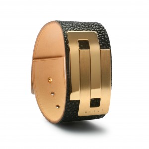 Ursul - Bracelet en galuchat noir 225e