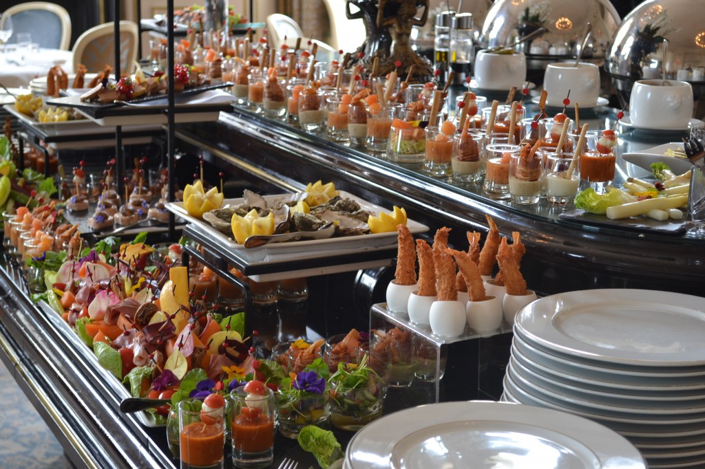 Photo du buffet ( réalisée sans trucage !)