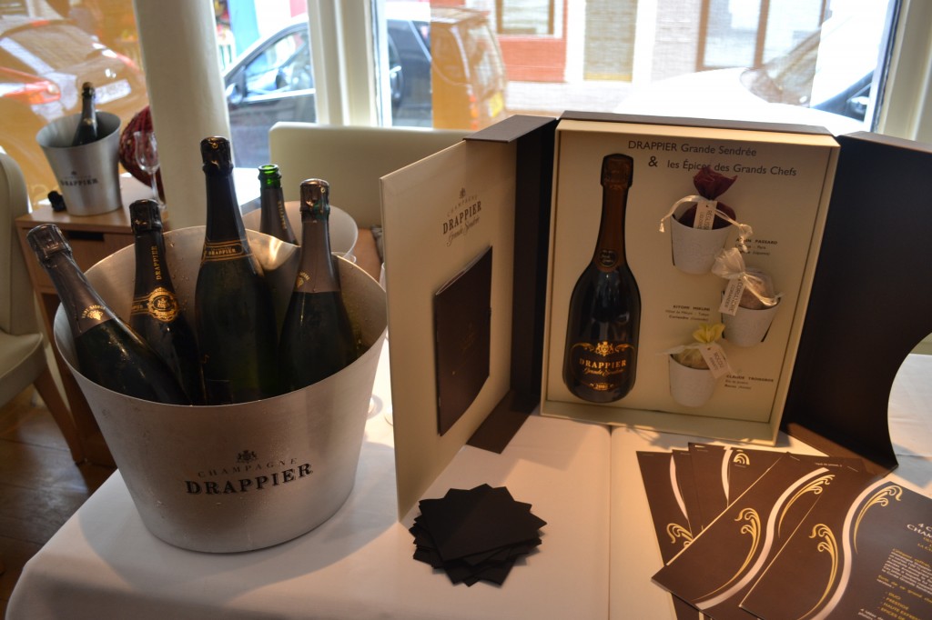 Un des coffrets "La Grande Sendrée"présentés lors du déjeuner de presse