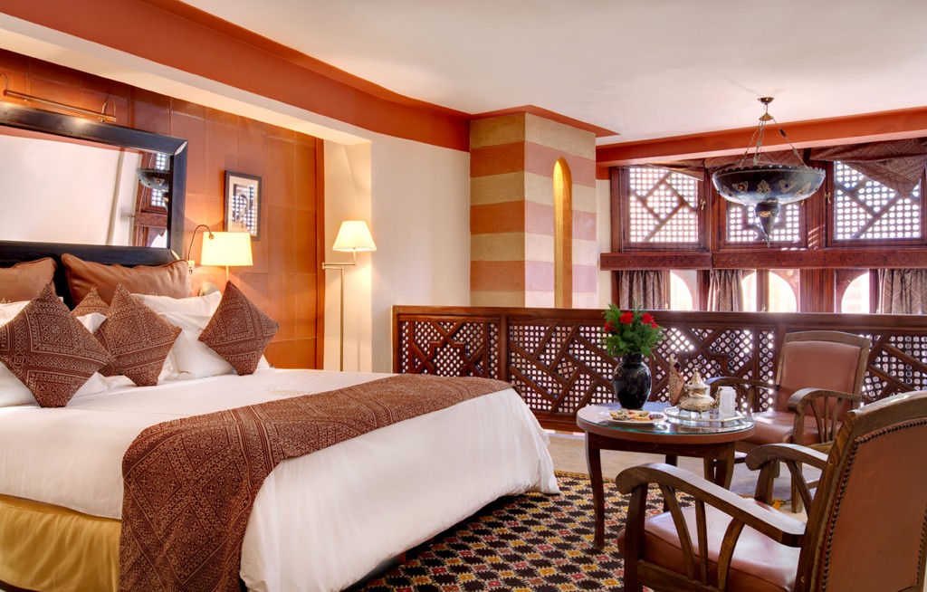 Une des chambres de la Maison Arabe