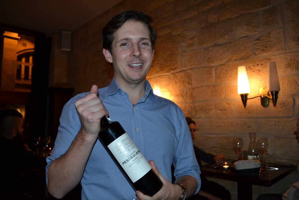 Le sommelier du restaurant O Chateau