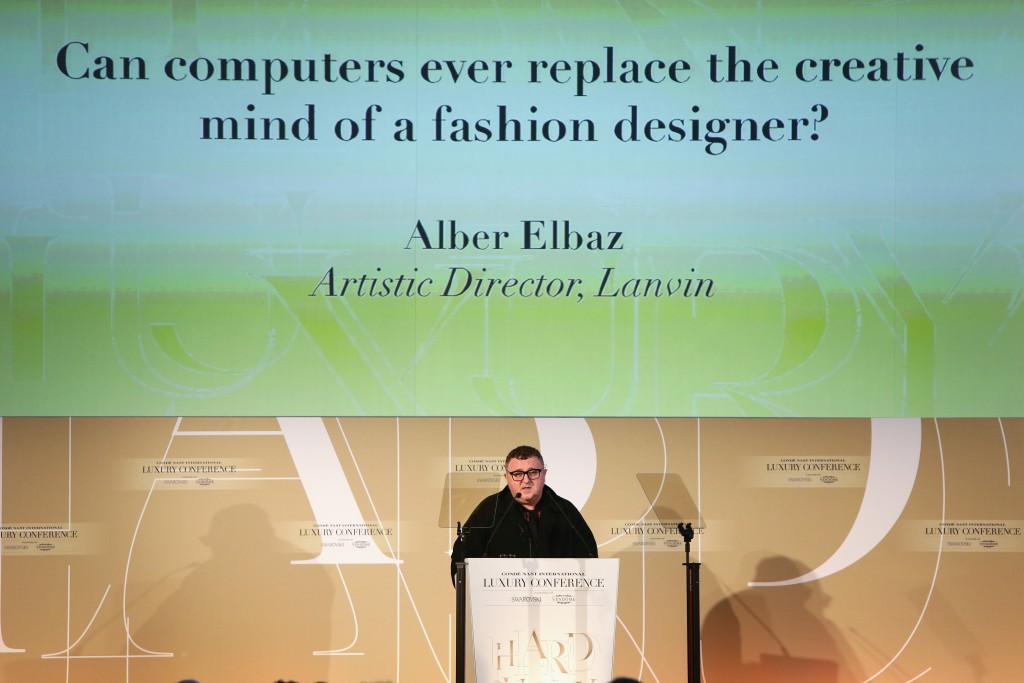 FLORENCE, ITALY - APRIL 23:  Designer Alber Elbaz attends the Conde' Nast International Luxury Conference at Palazzo Vecchio on April 23, 2015 in Florence, Italy.  (Photo by Vittorio Zunino Celotto/Getty Images for Conde' Nast International Luxury Conference) *** Local Caption *** Alber Elbaz