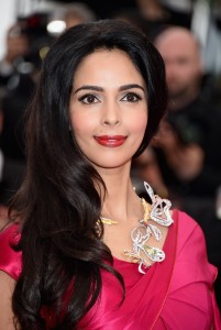 CANNES, FRANCE - MAY 14:  Mallika Sherawat attends the "Mad Max : Fury Road"  Premiere during the 68th annual Cannes Film Festival on May 14, 2015 in Cannes, France.  (Photo by Venturelli/WireImage)