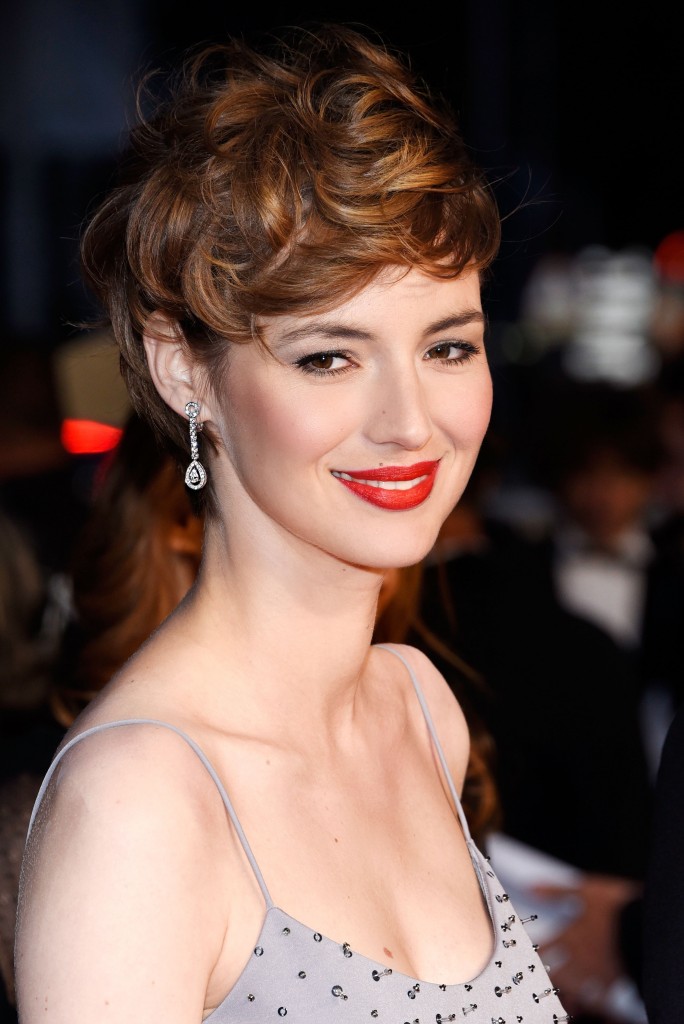 CANNES, FRANCE - MAY 20: Louise Bourgoin attends the Premiere of "Shan He Gu Ran" ("Mountains May Depart") during the 68th annual Cannes Film Festival on May 20, 2015 in Cannes, France. (Photo by Clemens Bilan/Getty Images)
