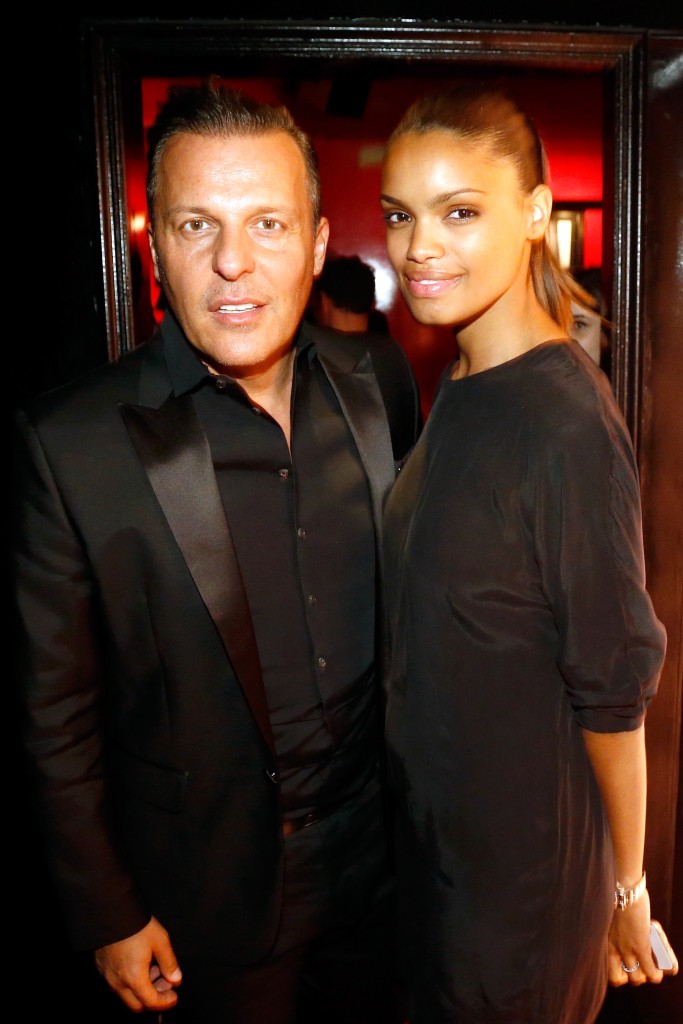 PARIS, FRANCE - MAY 26: (L-R) Jean Roch and guest attend the Dsquared2 20th Anniversary Celebration on May 26, 2015 in Paris, France. (Photo by Julien M. Hekimian/Getty Images for Dsquared2) *** Local Caption *** Jean Roch
