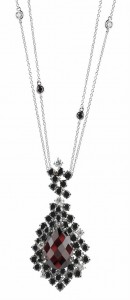 Damiani - ANIMA with garnet and black and white diamonds 20058516 (Copier)