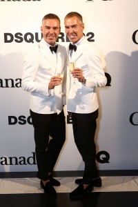 attends Dsquared2's 20th anniversary celebration at Canada House, co-hosted by GQ at Canadian Embassy on June 13, 2015 in London, England.