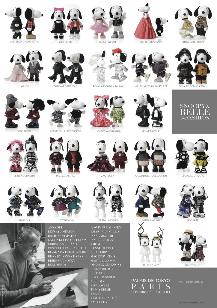 AFFICHE SNOOPY AND BELLE IN FASHION HD