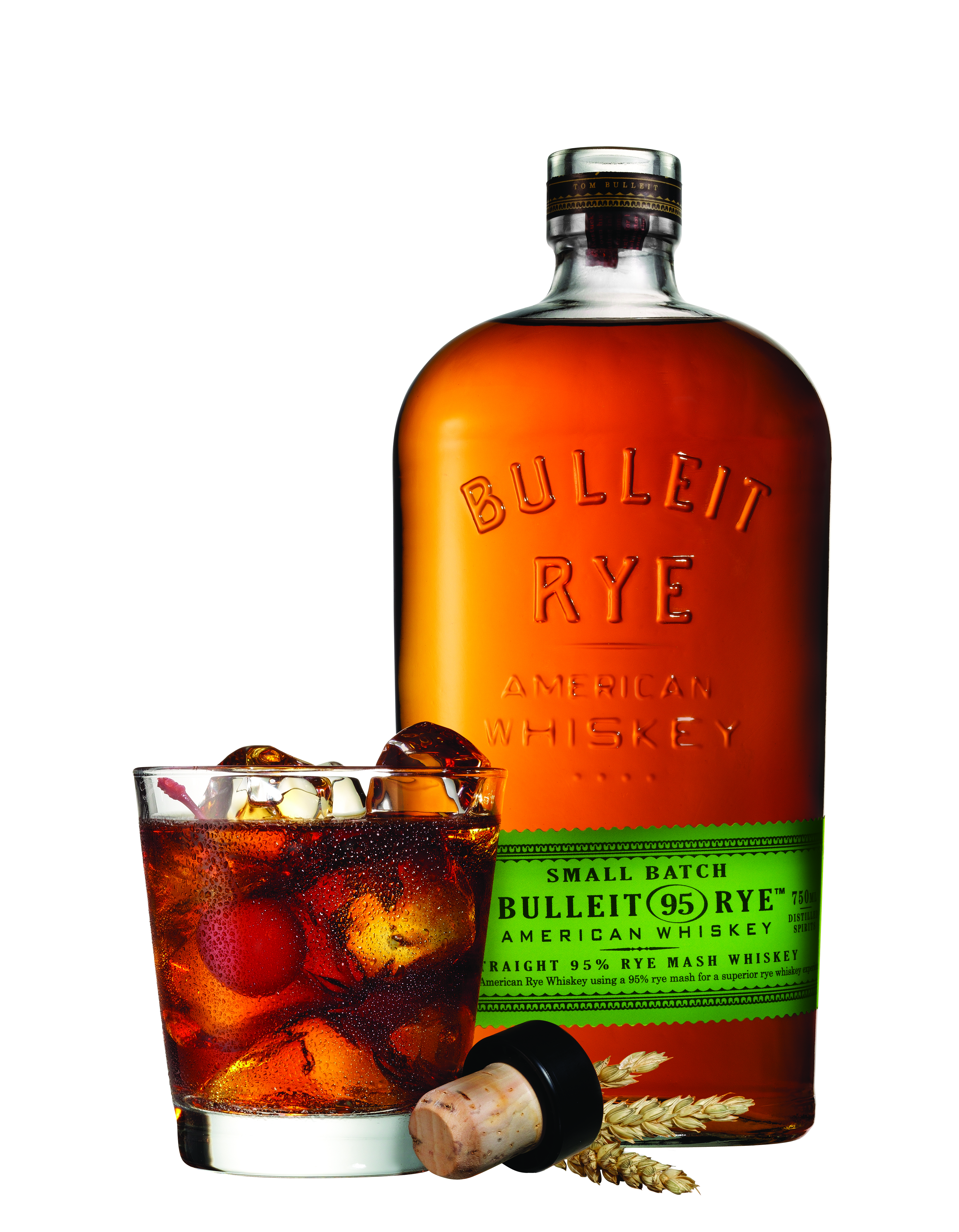 BULLEIT RYe Verre et Bouchon