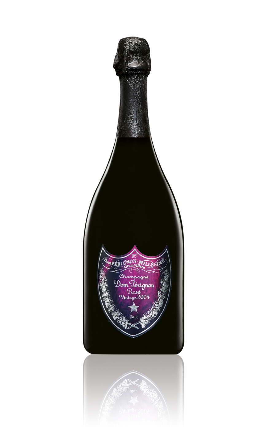 DOM PERIGNON - VINTAGE 2004 ROSE - Fond blanc