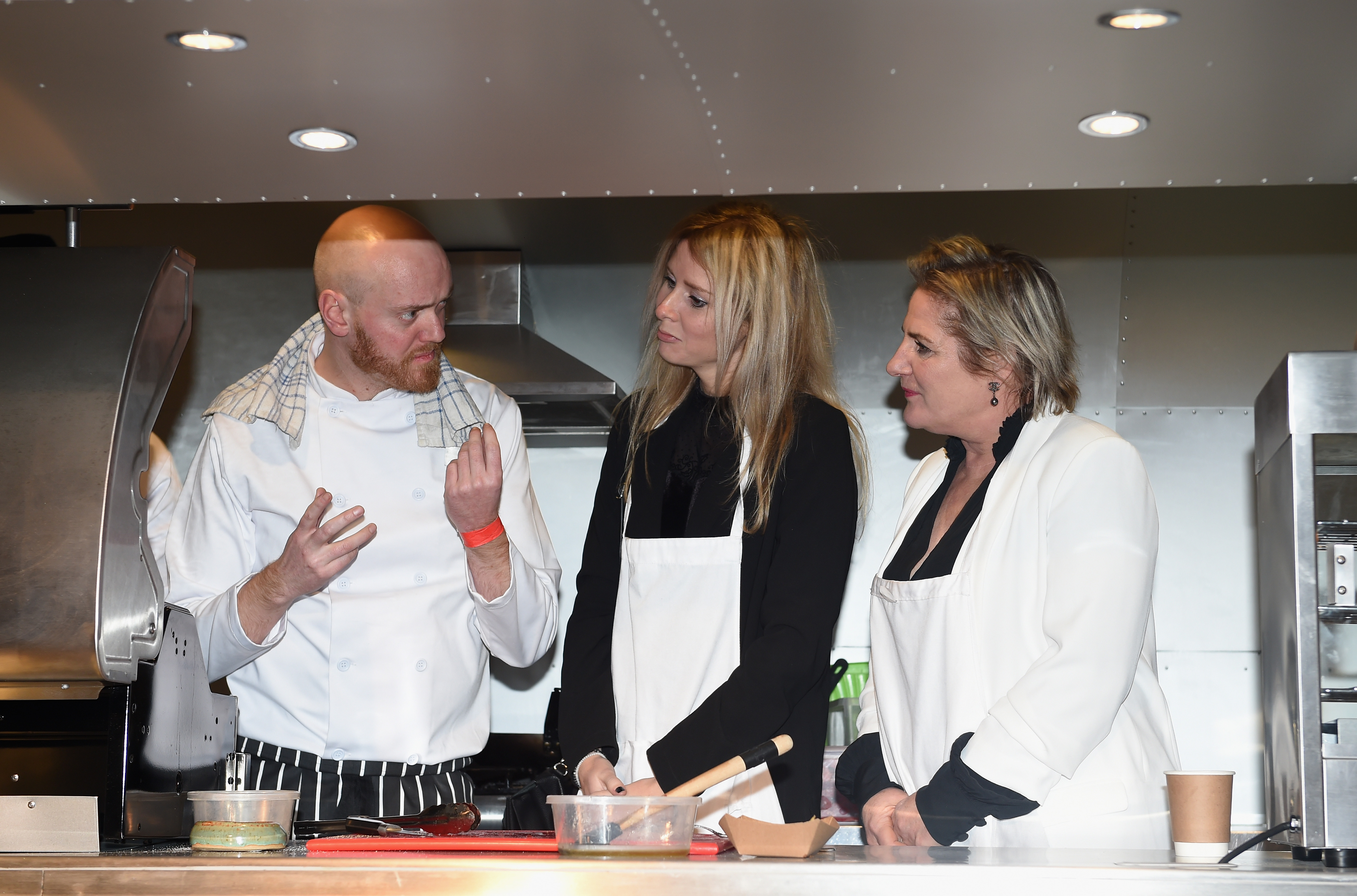 LONDON, ENGLAND - FEBRUARY 09: Guests enjoy the new immersive theatre experience, The Life RX, a performance celebrating the launch of the boldly designed new Lexus RX on February 9, 2016 in London, England. (Photo by Stuart C. Wilson/Getty Images for Lexus)