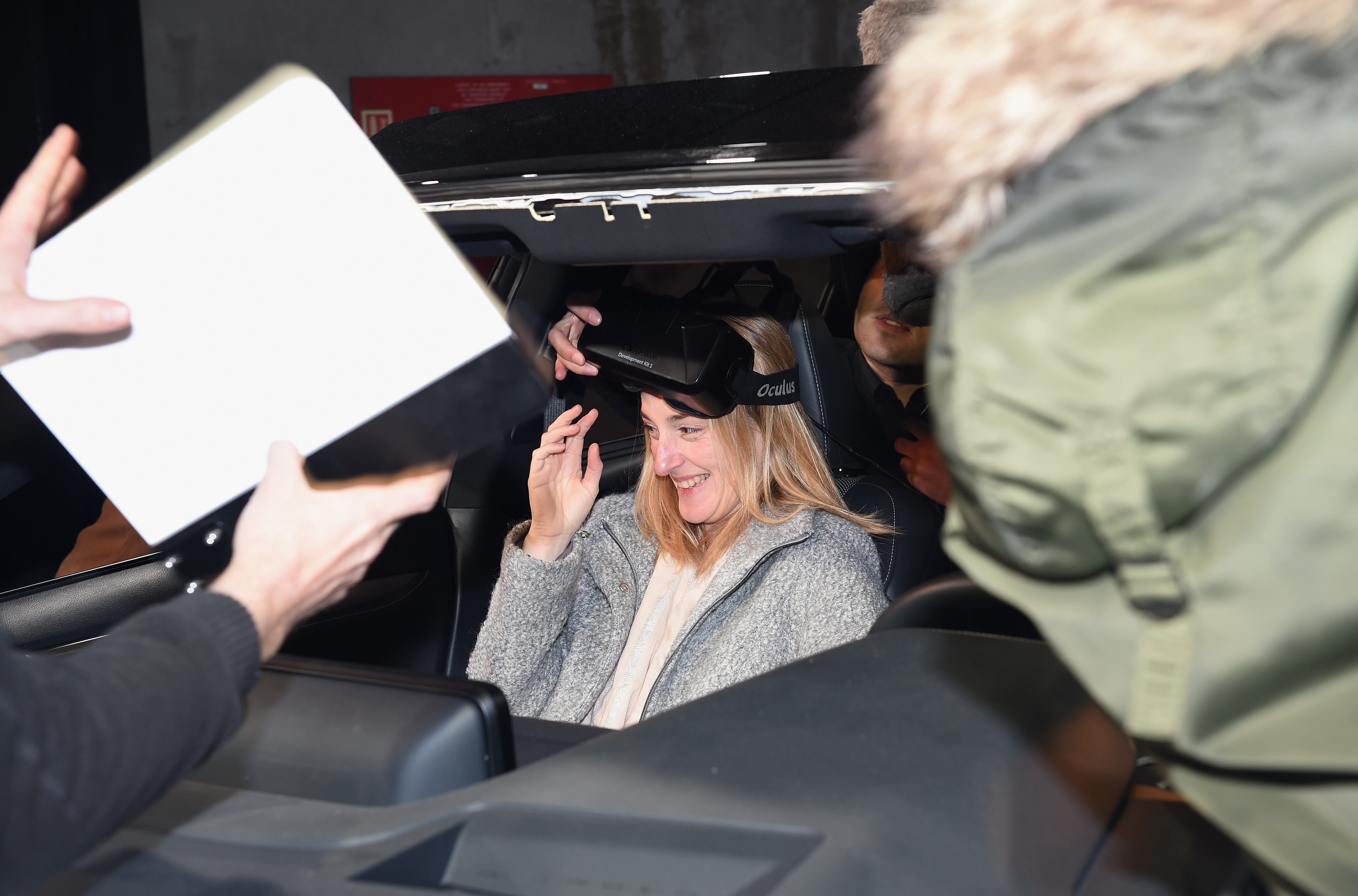 LONDON, ENGLAND - FEBRUARY 09: A guest enjoys the new immersive theatre experience, The Life RX, a performance celebrating the launch of the boldly designed new Lexus RX on February 9, 2016 in London, England. (Photo by Stuart C. Wilson/Getty Images for Lexus)