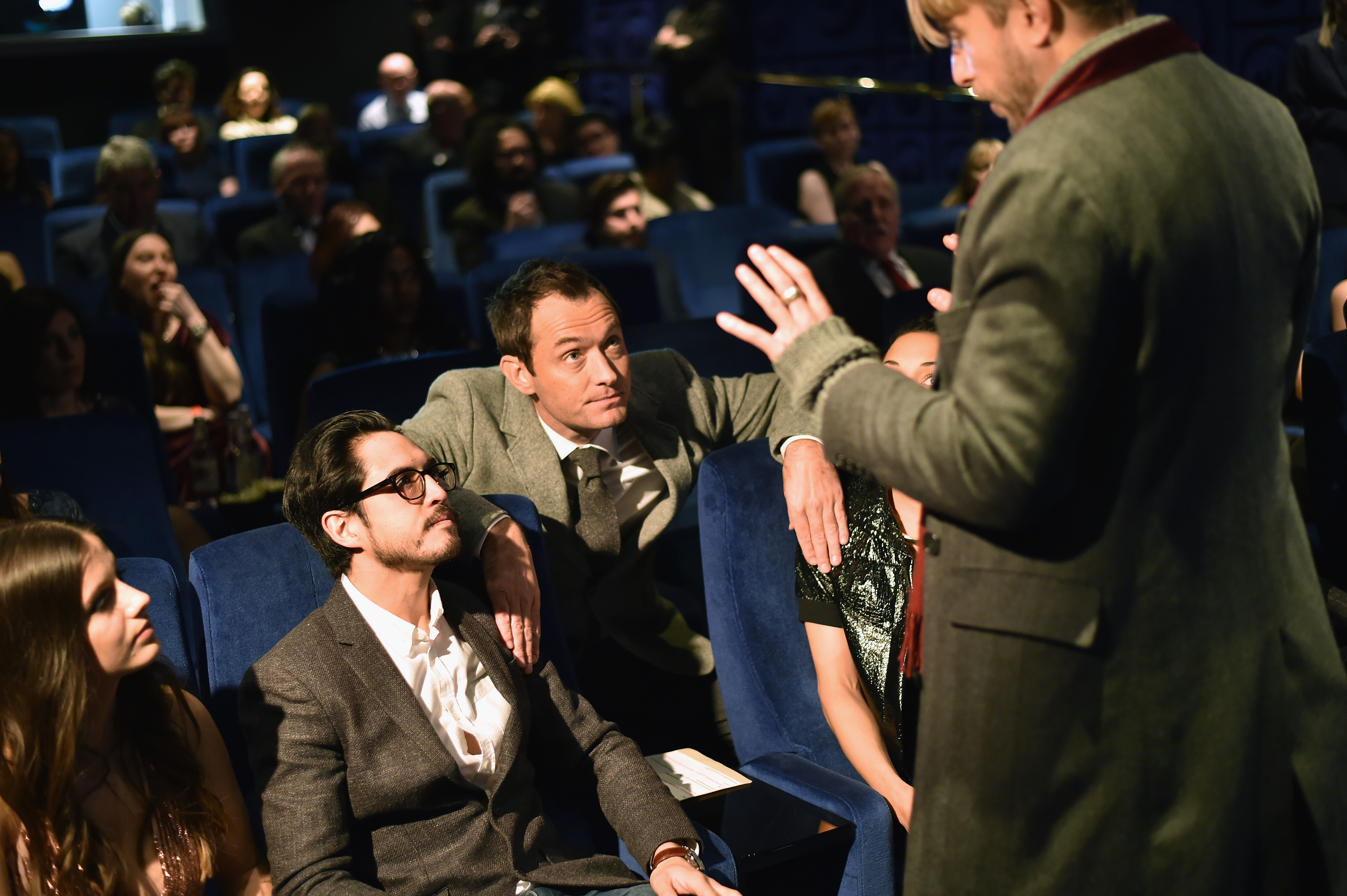 LONDON, ENGLAND - FEBRUARY 09: Actor Jude Law stars in The Life RX, a new immersive theatre experience and performance celebrating the launch of the boldly designed new Lexus RX on February 9, 2016 in London, England. (Photo by Gareth Cattermole/Getty Images for Lexus)