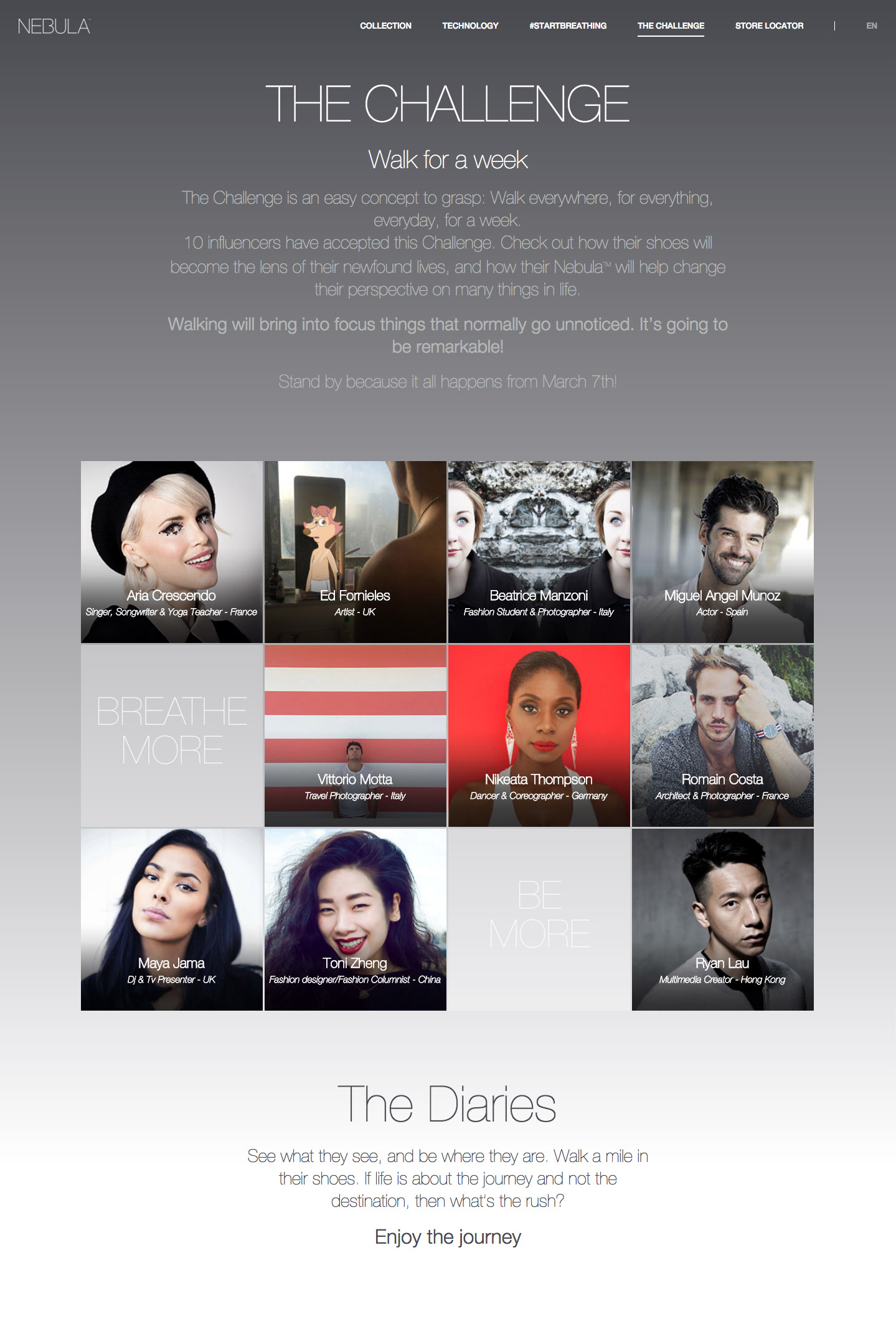 NEBULA WALK FOR A WEEK_THE CHALLENGE