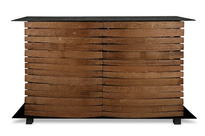 Sanpatrignano. Nella foto il mobile  2 Cabinet dal nome Adamo e Eva disegnato da Peter Marino.