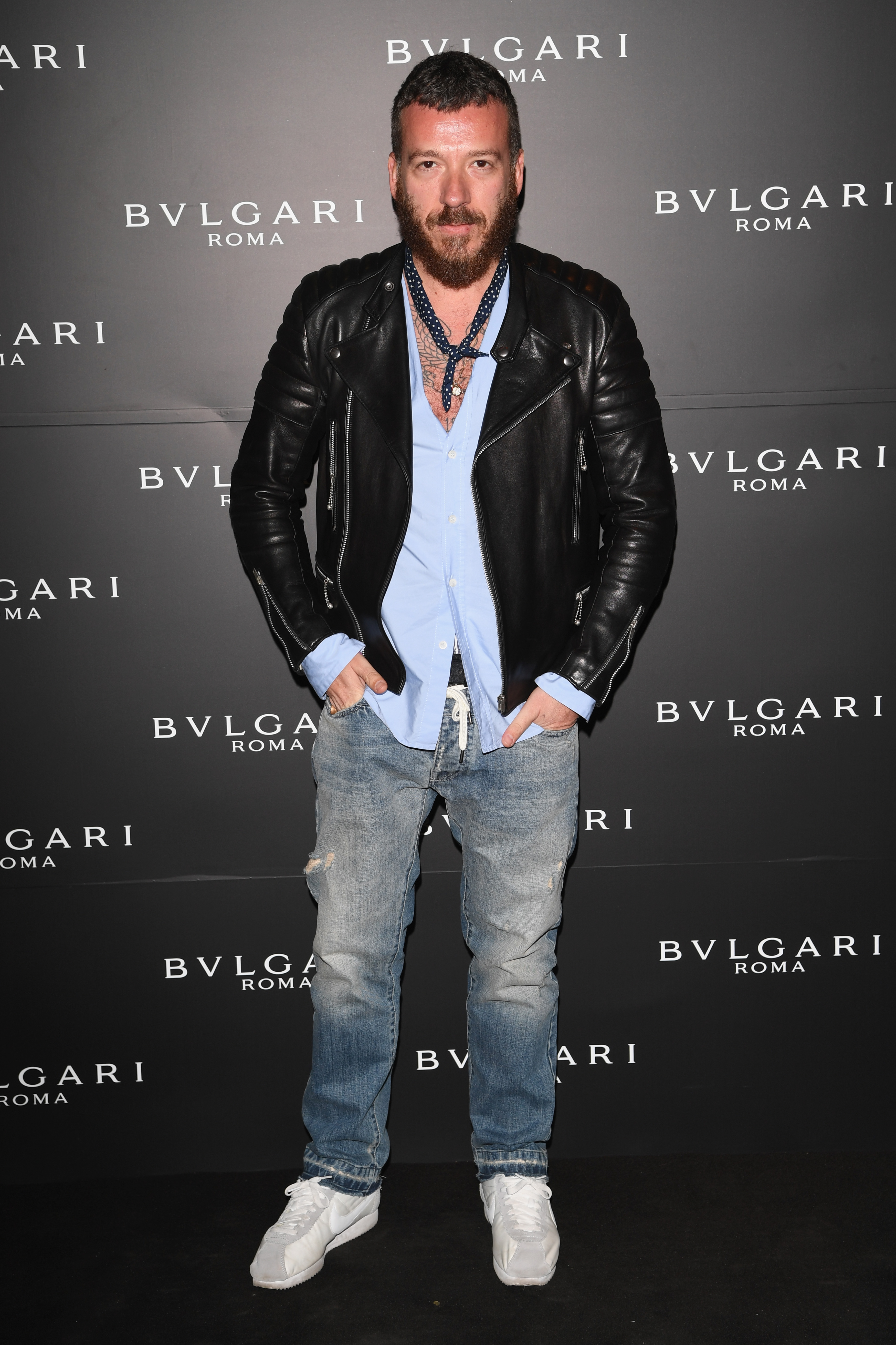 MILAN, ITALY - APRIL 12:  Andrea Pompilio attends BVLGARI Celebration of B.Zero1 At Milan Design Week at Hotel Bulgari on April 12, 2016 in Milan, Italy.  (Photo by Venturelli/Getty Images for BVLGARI) *** Local Caption *** Andrea Pompilio