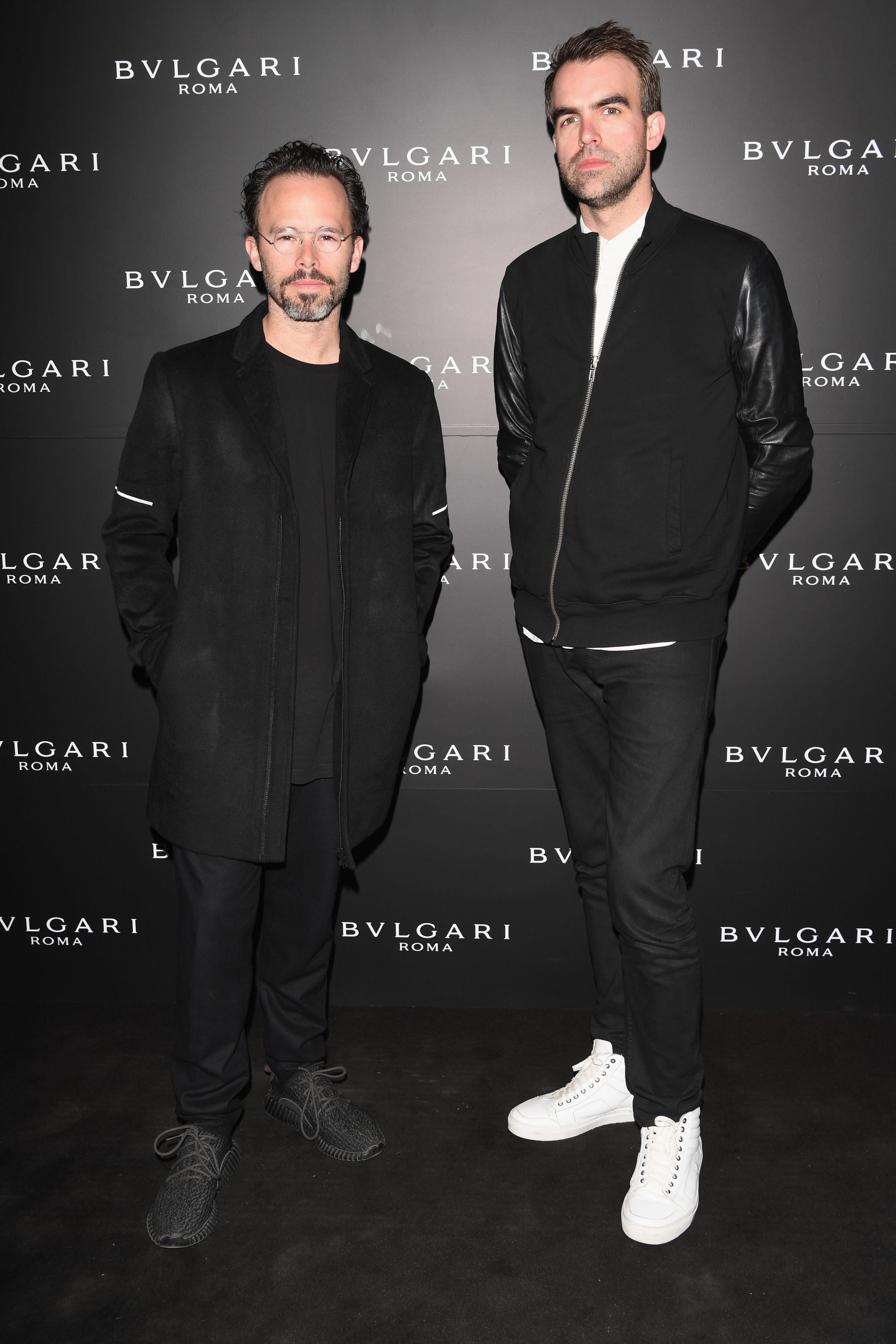 MILAN, ITALY - APRIL 12: Daniel Arsham and Alex Mustonen attend BVLGARI Celebration of B.Zero1 At Milan Design Week at Hotel Bulgari on April 12, 2016 in Milan, Italy.  (Photo by Venturelli/Getty Images for BVLGARI) *** Local Caption *** Daniel Arsham;Alex Mustonen