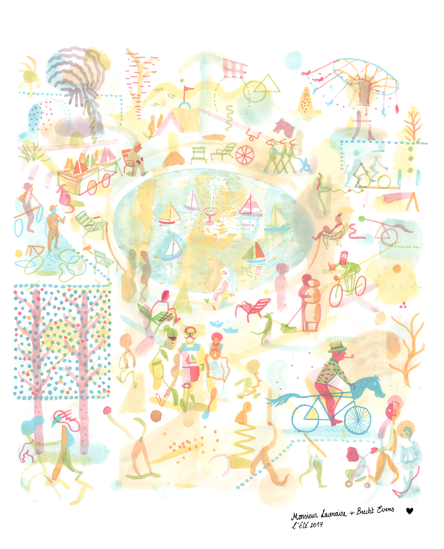 Brech Evens for Monsieur Lacenaire painting