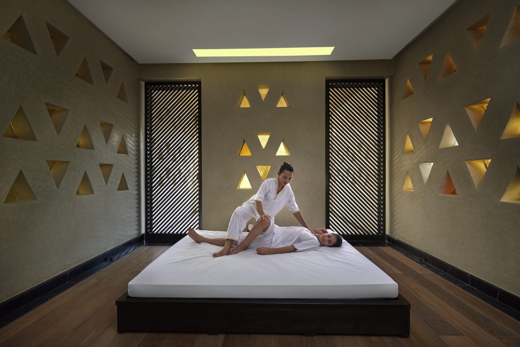 Une cabine de massage