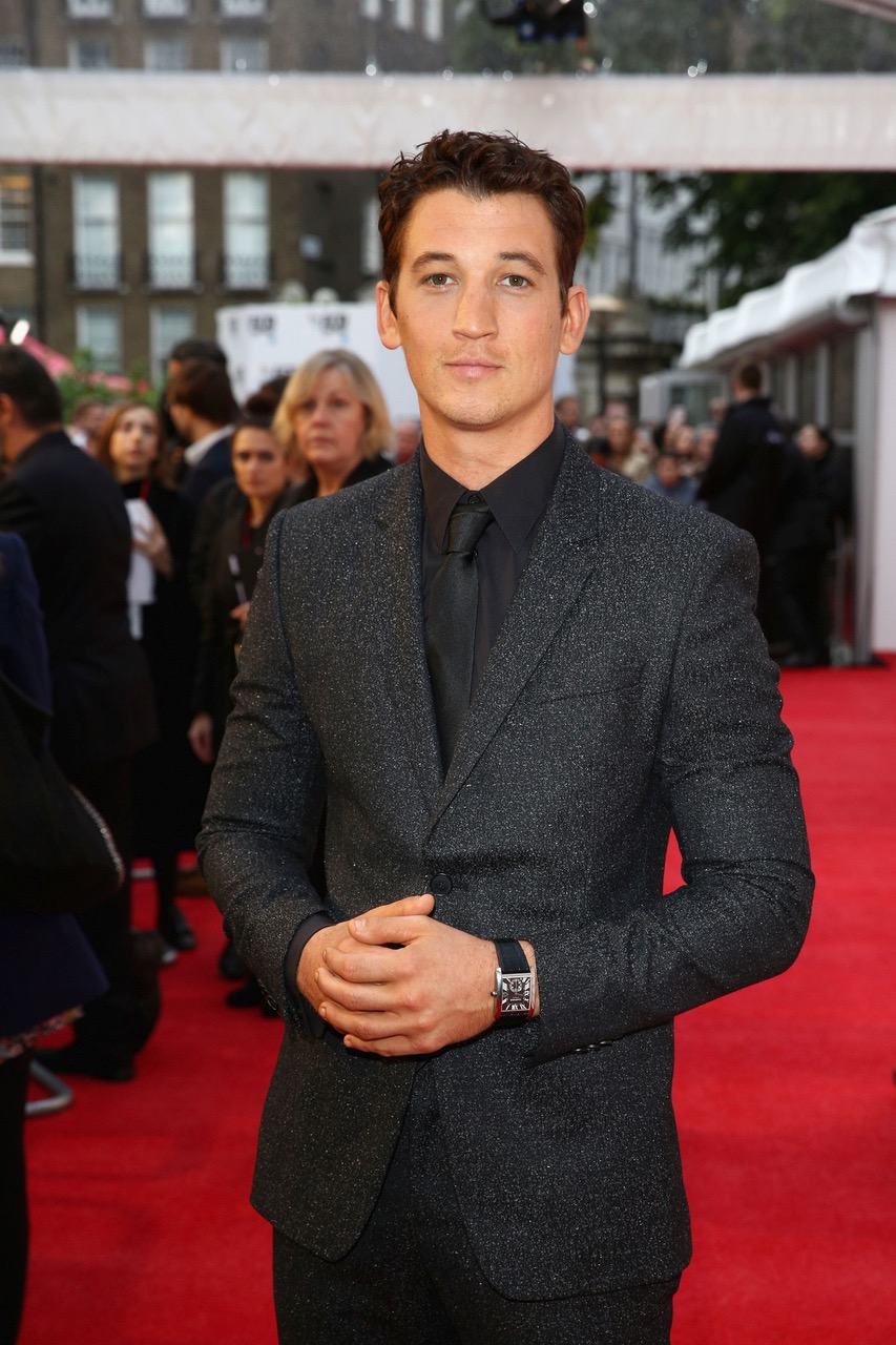 LONDON, ENGLAND - OCTOBER 09:  Miles Teller attends the 'Bleed For This' Thrill Gala screening in association with EMPIRE magazine during the 60th BFI London Film Festival at Embankment Garden Cinema on October 9, 2016 in London, England.  (Photo by Tim P. Whitby/Getty Images for BFI)