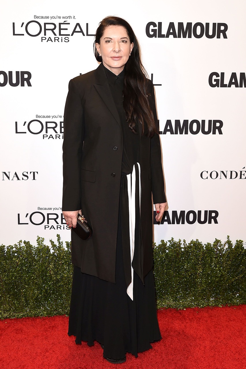 LOS ANGELES, CA - NOVEMBER 14: Marina Abramovic attends the Glamour Celebrates 2016 Women Of The Year Awards - Arrivals at NeueHouse Hollywood on November 14, 2016 in Los Angeles, California. (Photo by David Crotty/Patrick McMullan via Getty Images)