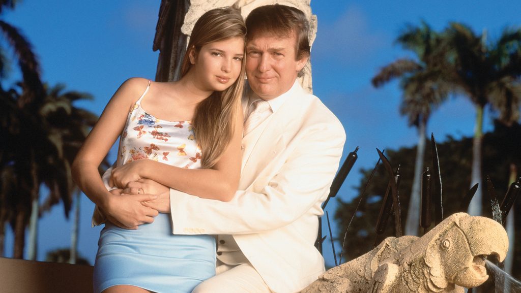01 Feb 1996 --- Donald Trump with Daughter Ivanka Trump --- Image by © Brian Smith/Corbis