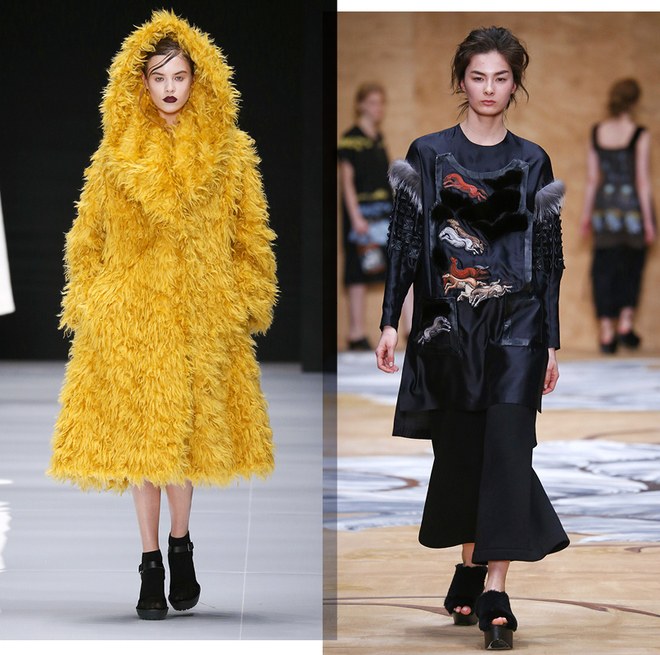 Viva vox et son manteau over-size jaune : attention Balenciaga Alena Akhmadulina : les inspiration équestre , tendance de la dernière fashion parisienne