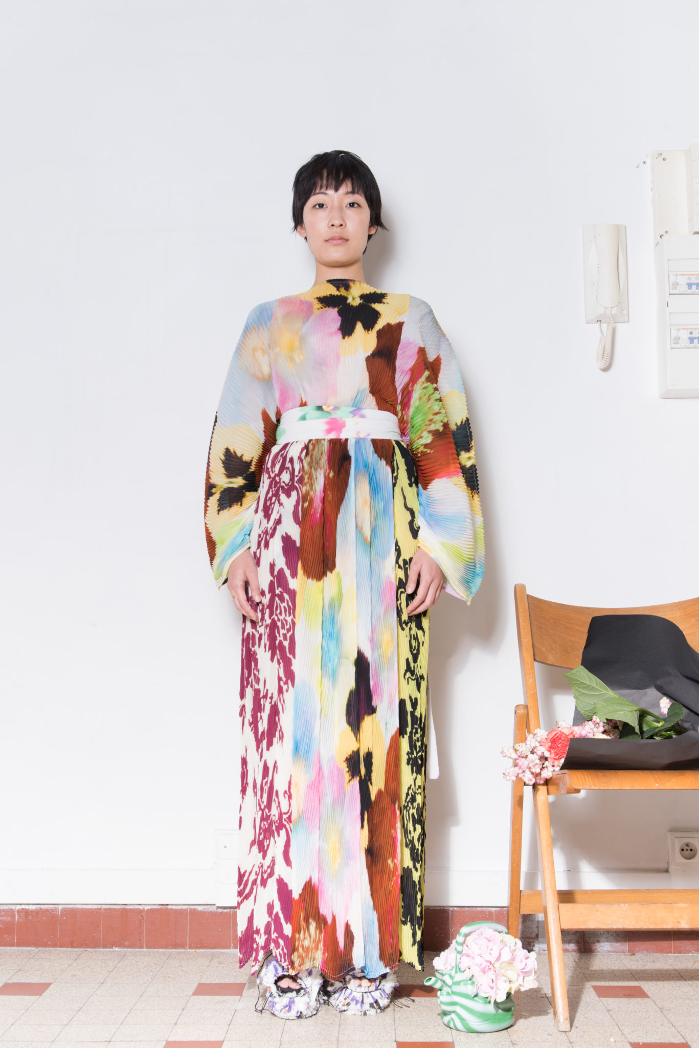 Julia Heuer SOMA CRUSHED DRESS IN JORIS 【公式通販】