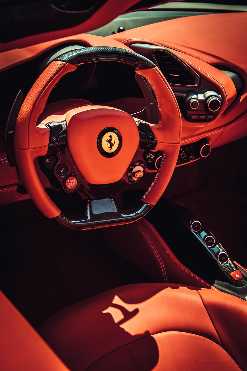 photo of car interior