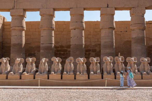 precinct of amun re karnak temple complex luxor egypt