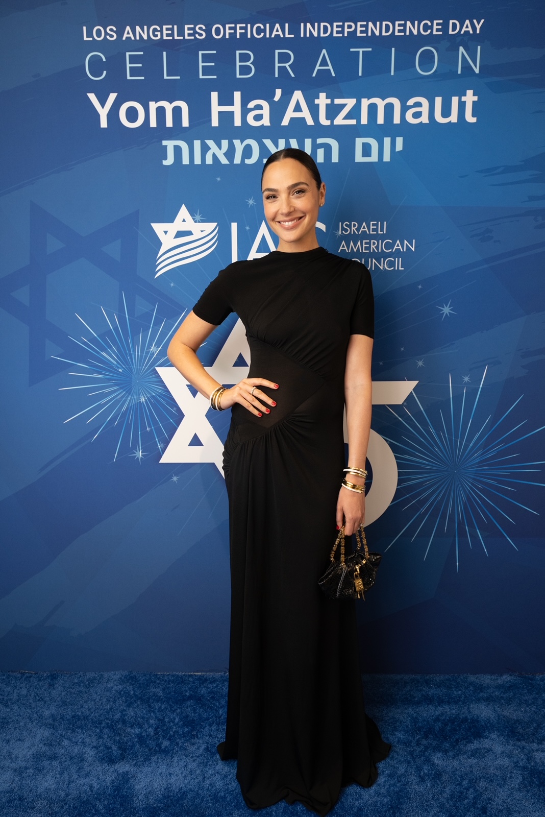 gal gadot black dress Jovani - 47420