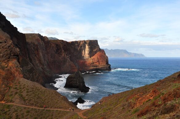 scenic view of the famous point of saint lawrence in portugal