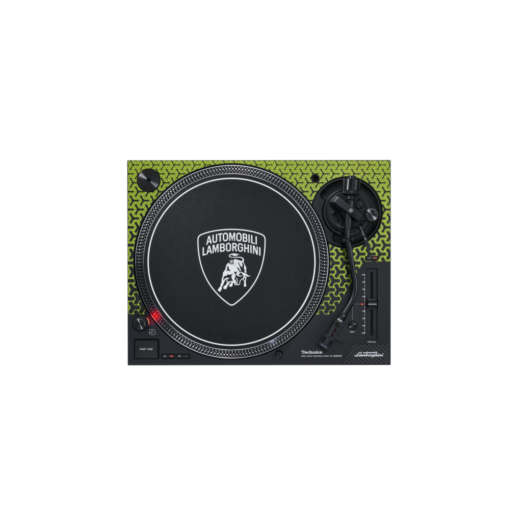 Lancement Platine SL-1200M7B Collaboration Inédite entre Technics Automobili Lamborghini