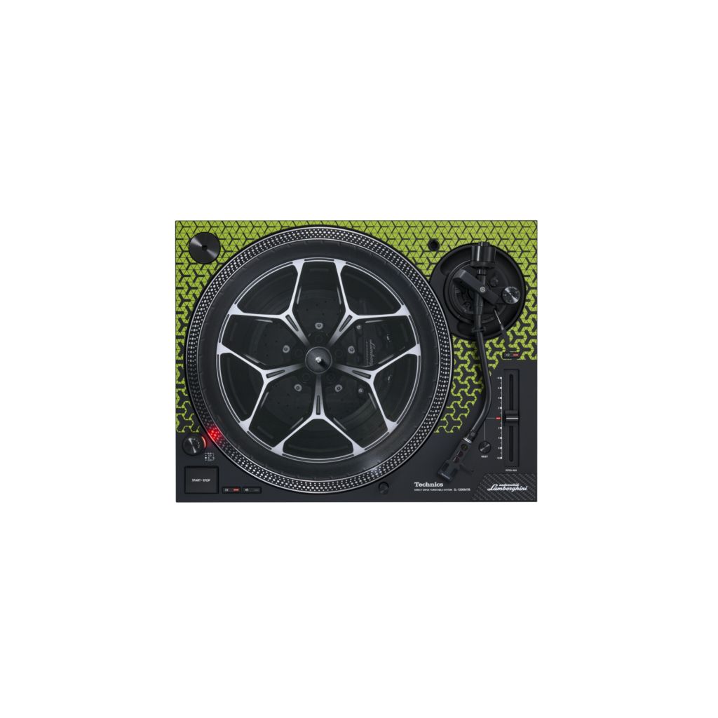Lancement Platine SL-1200M7B Collaboration Inédite entre Technics Automobili Lamborghini