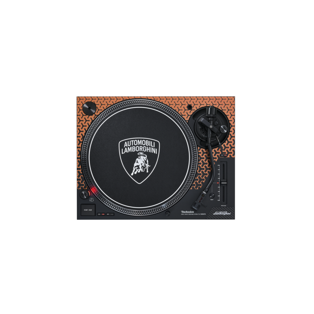 Lancement Platine SL-1200M7B Collaboration Inédite entre Technics Automobili Lamborghini