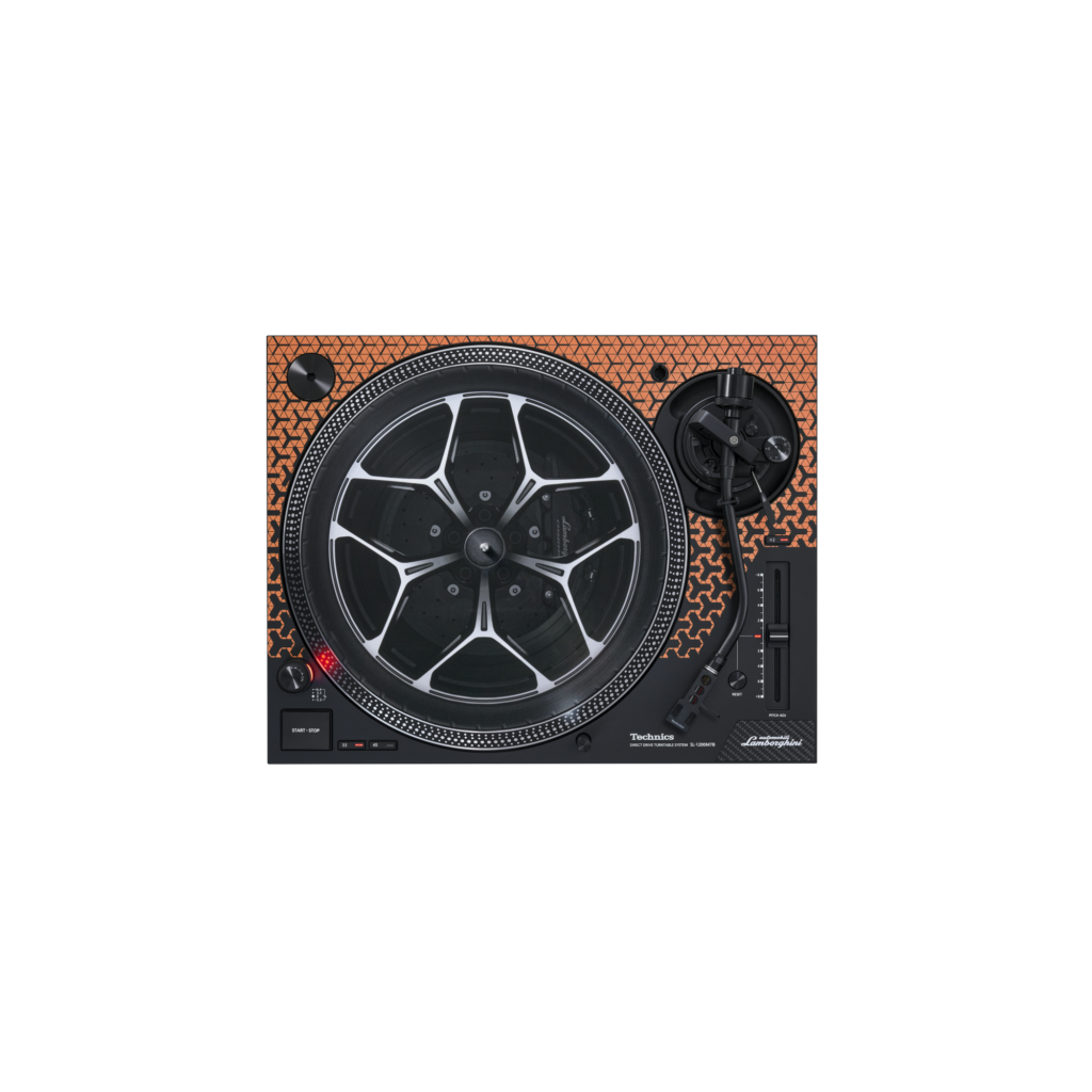 Lancement Platine SL-1200M7B Collaboration Inédite entre Technics Automobili Lamborghini