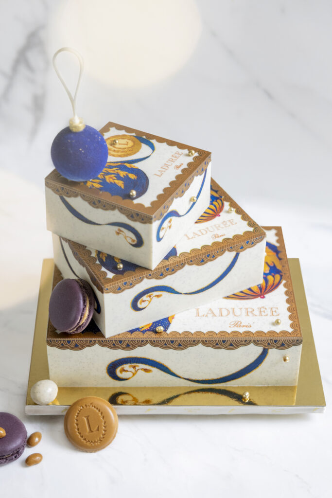 Julien Alvarez Sublime Fêtes avec Bûche Signature 2024 Ladurée