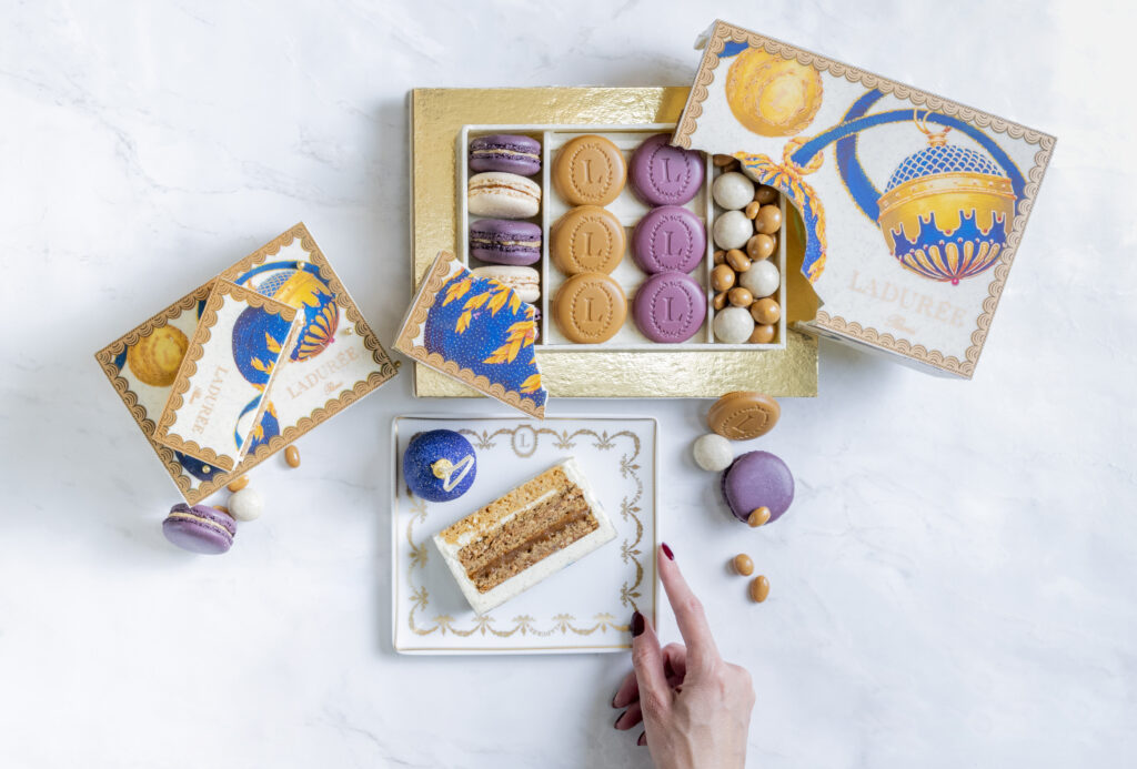 Julien Alvarez Sublime Fêtes avec Bûche Signature 2024 Ladurée